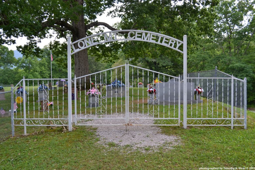 Scott Co, TN Lone Mountain Cemetery at Brimstone