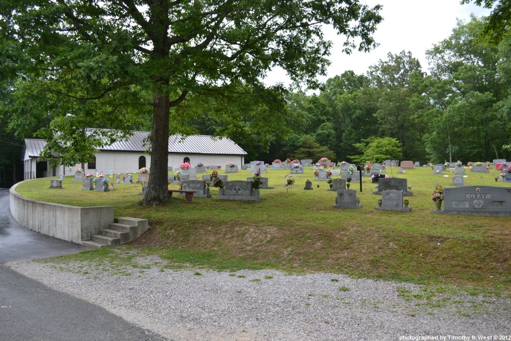 Scott Co, TN Opossum Rock Cemetery at Leatherwood