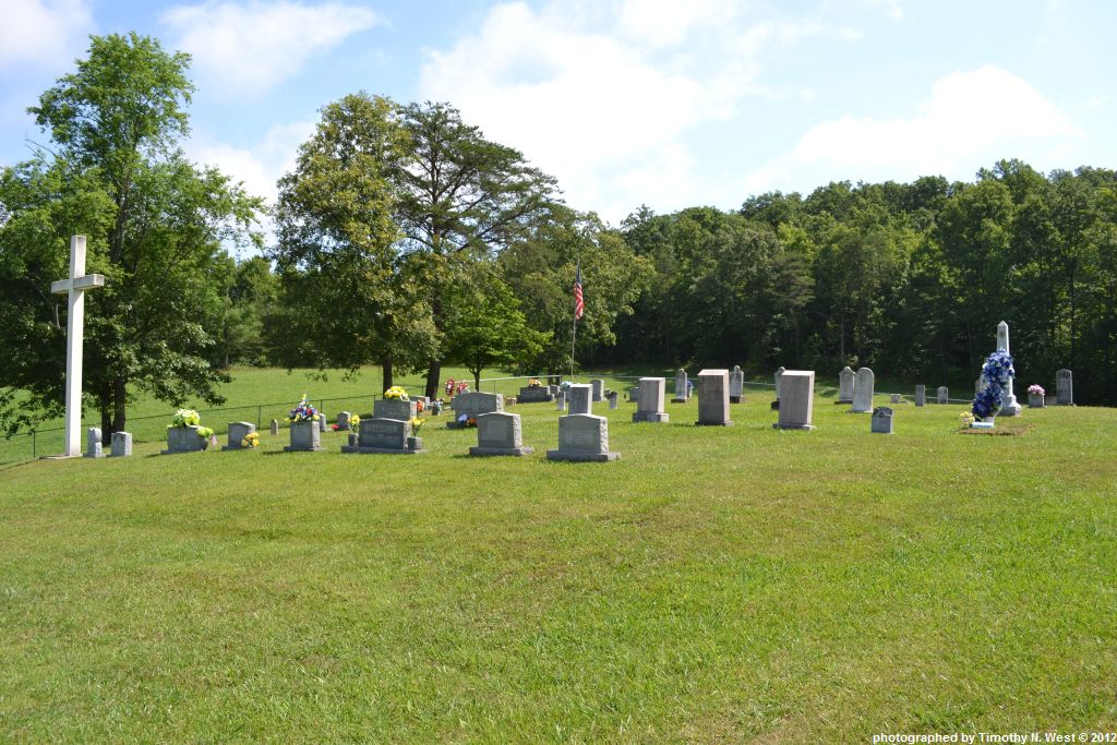 Scott Co, TN - Houk Trammell Cemetery at Alderville
